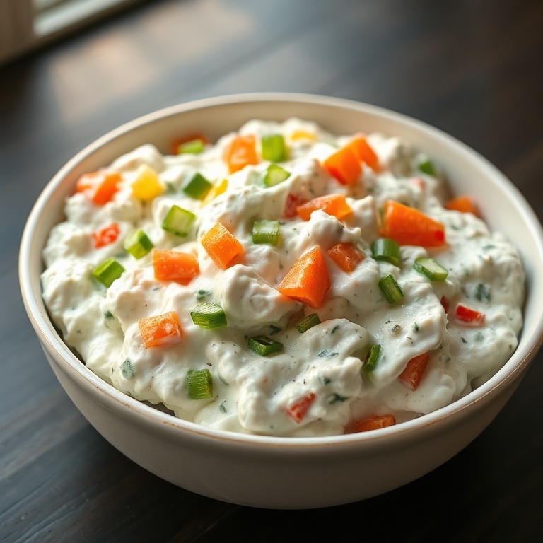 easy garden vegetable spread