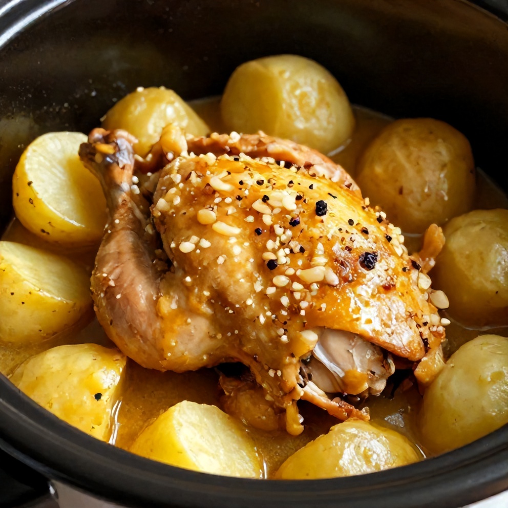 Easy Garlic Parmesan Chicken and Potatoes