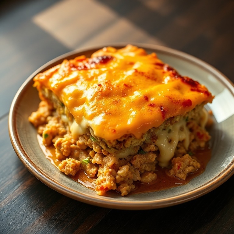 Easy High Protein Ground Turkey Casserole