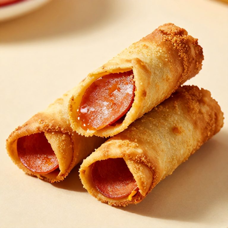 Easy High Protein Pepperoni Pizza Rolls