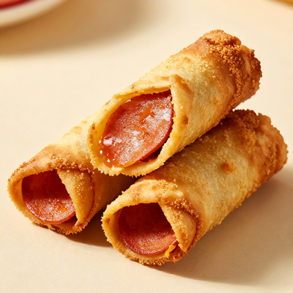 Easy High Protein Pepperoni Pizza Rolls
