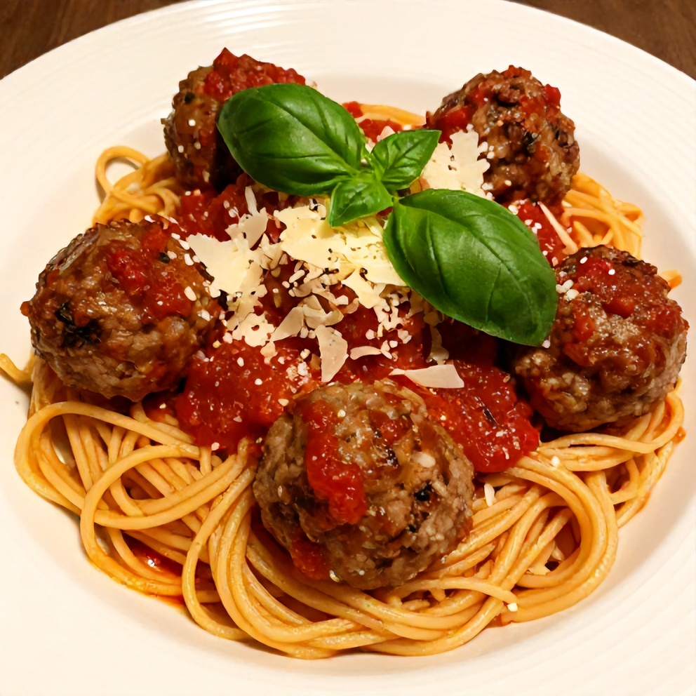 Plated High Protein Turkey Meatballs Meal Prep