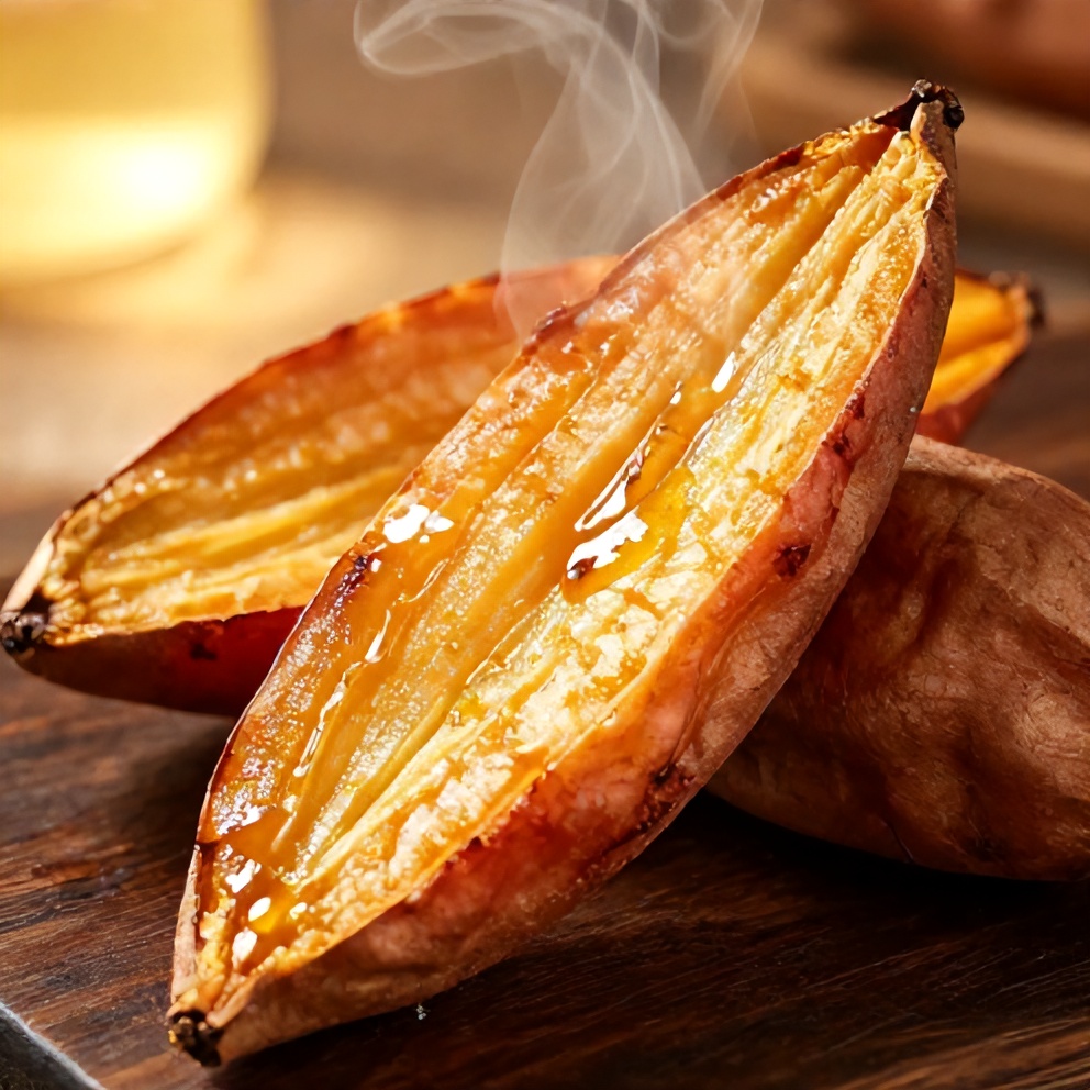 easy honey roasted sweet potatoes