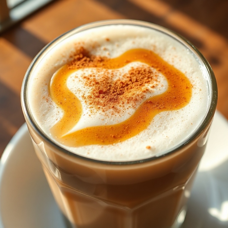 Easy Iced Cinnamon Dolce Latte
