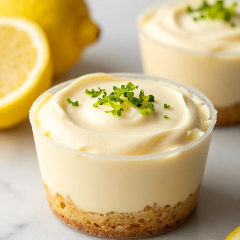 Easy Keto No Bake Lemon Cheesecake Cups