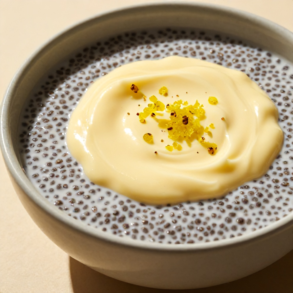 Easy Lemon Curd Chia Pudding