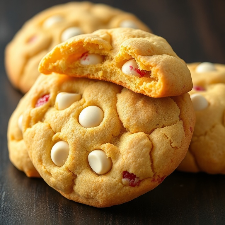 Easy Lemon Raspberry Cookies