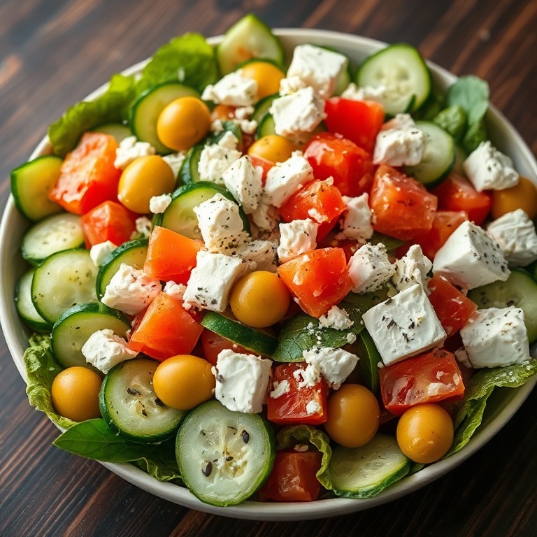 Easy Mediterranean Greek Salad