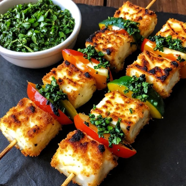 Mediterranean Halloumi Skewers
