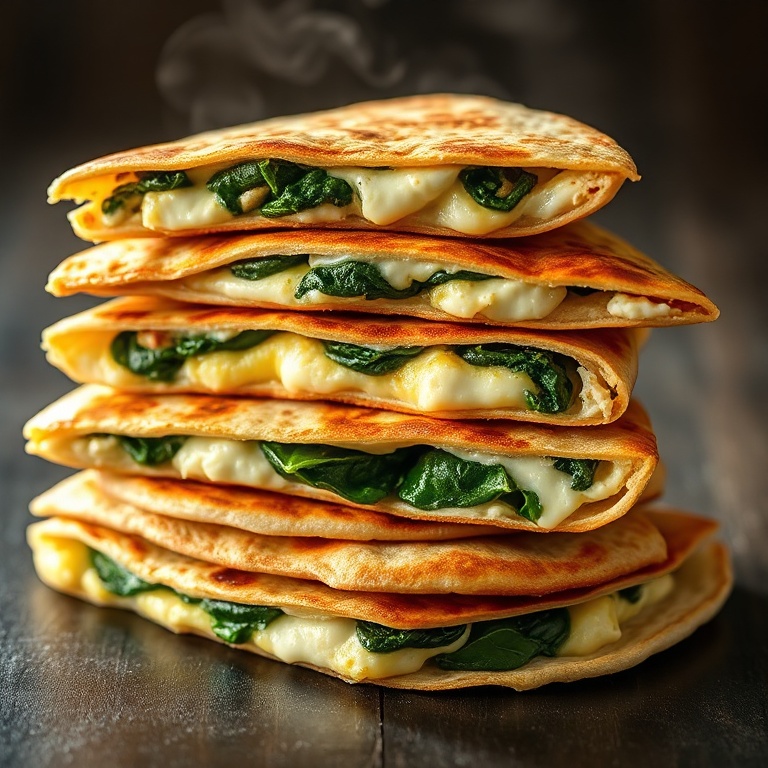 easy Mediterranean quesadillas with feta