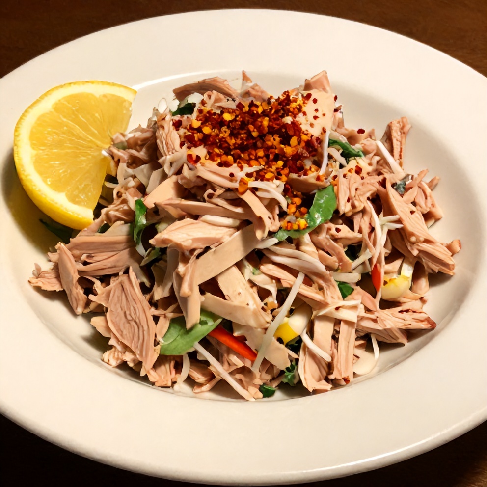Plated Mediterranean Tuna Salad