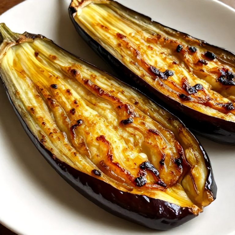 Easy Miso Glazed Eggplant