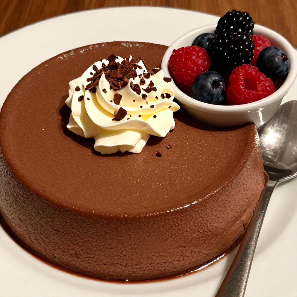 Chocolate Mousse with Berries