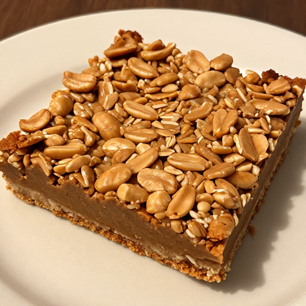 No-Bake Peanut Butter Oat Bars on a cooling rack