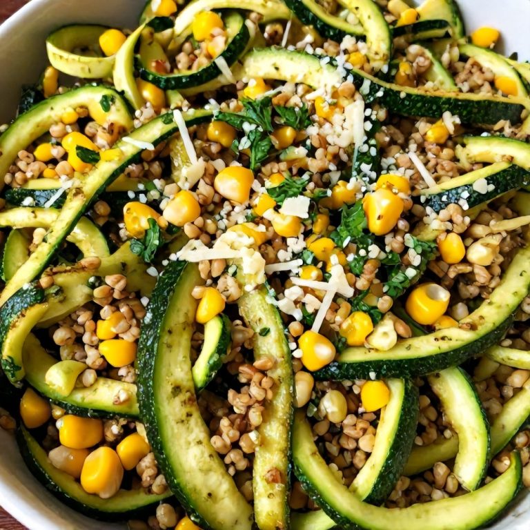 pesto zucchini corn quinoa salad