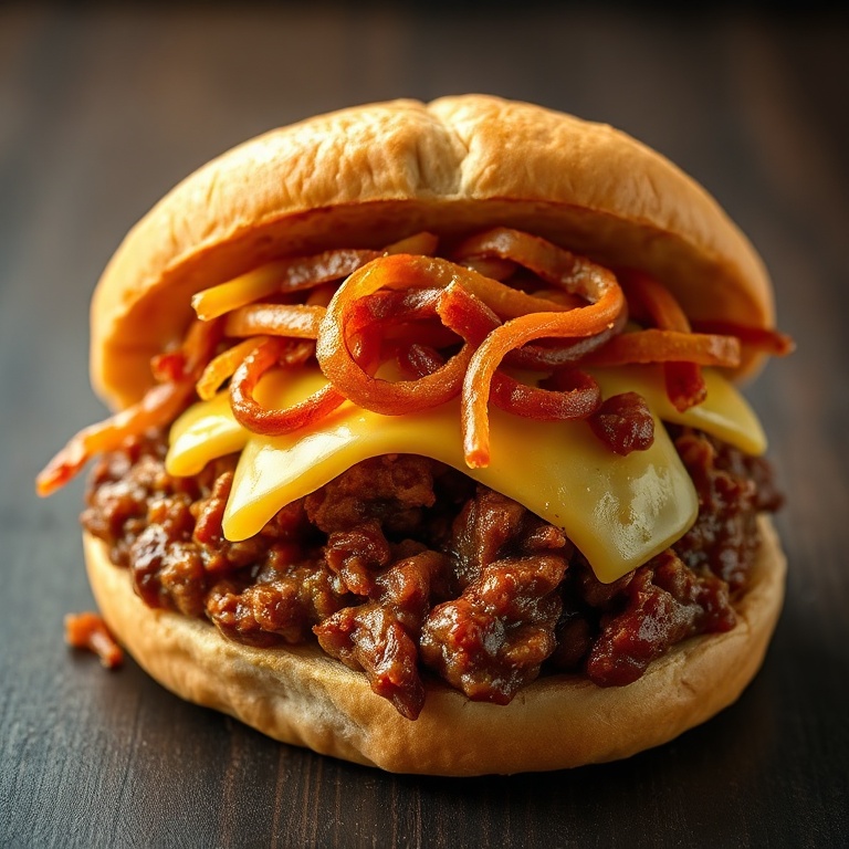 easy philly cheesesteak sloppy joes