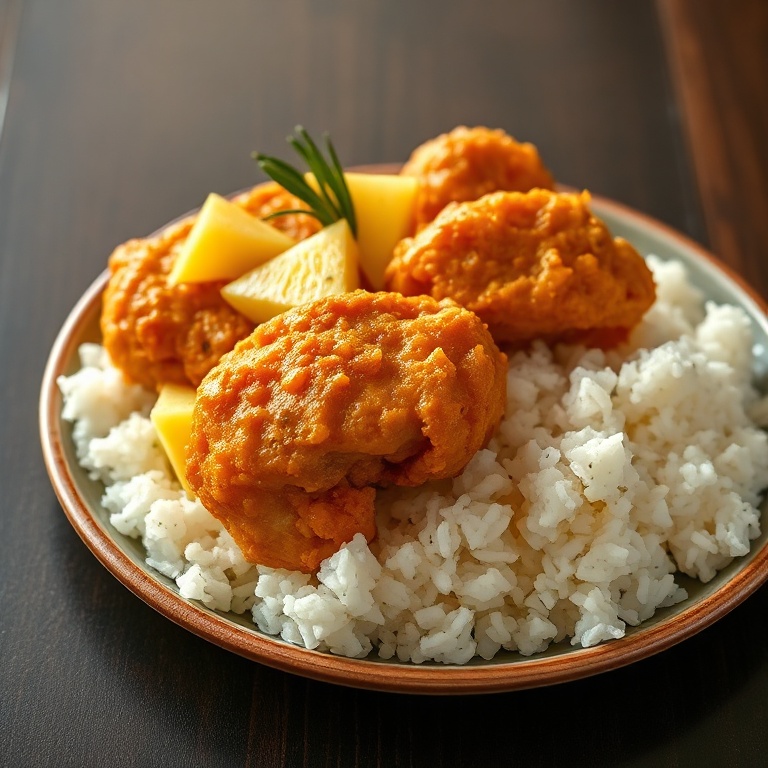 Easy Pineapple Chicken Rice Stir Fry