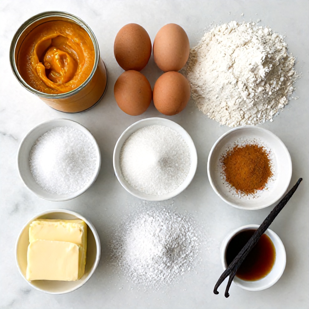 Pumpkin Roll Ingredients