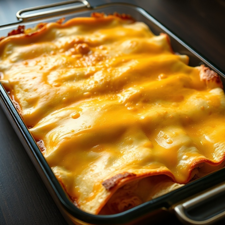 easy queso chicken enchiladas