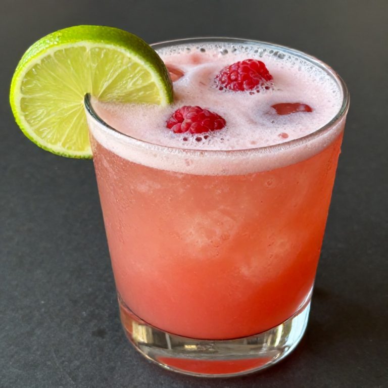 Easy Raspberry Passionfruit Tequila Sour
