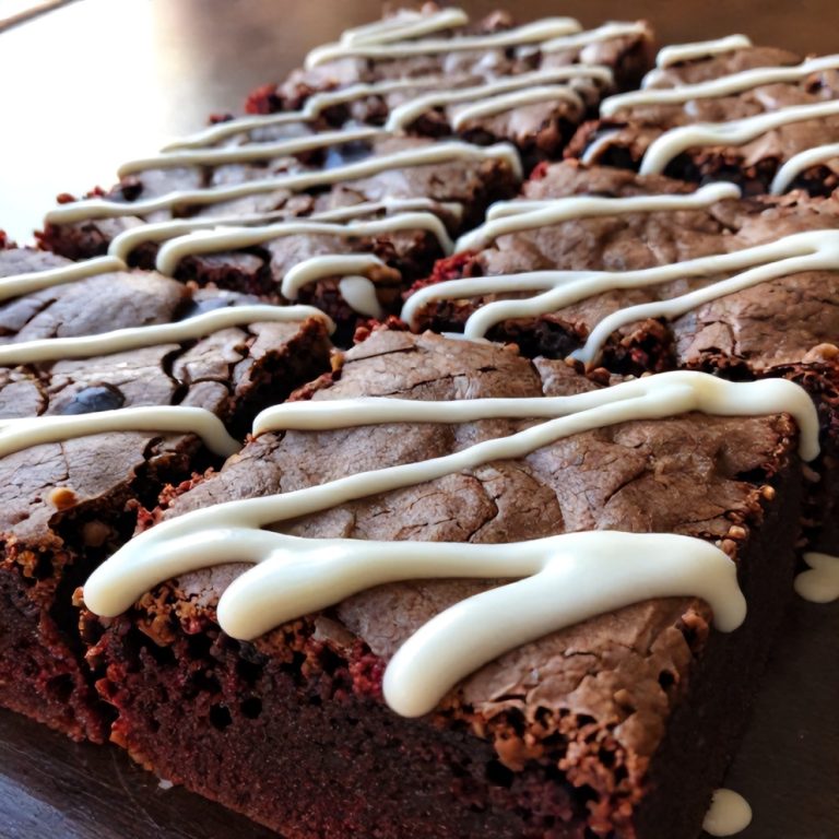 Easy Red Velvet Brownies