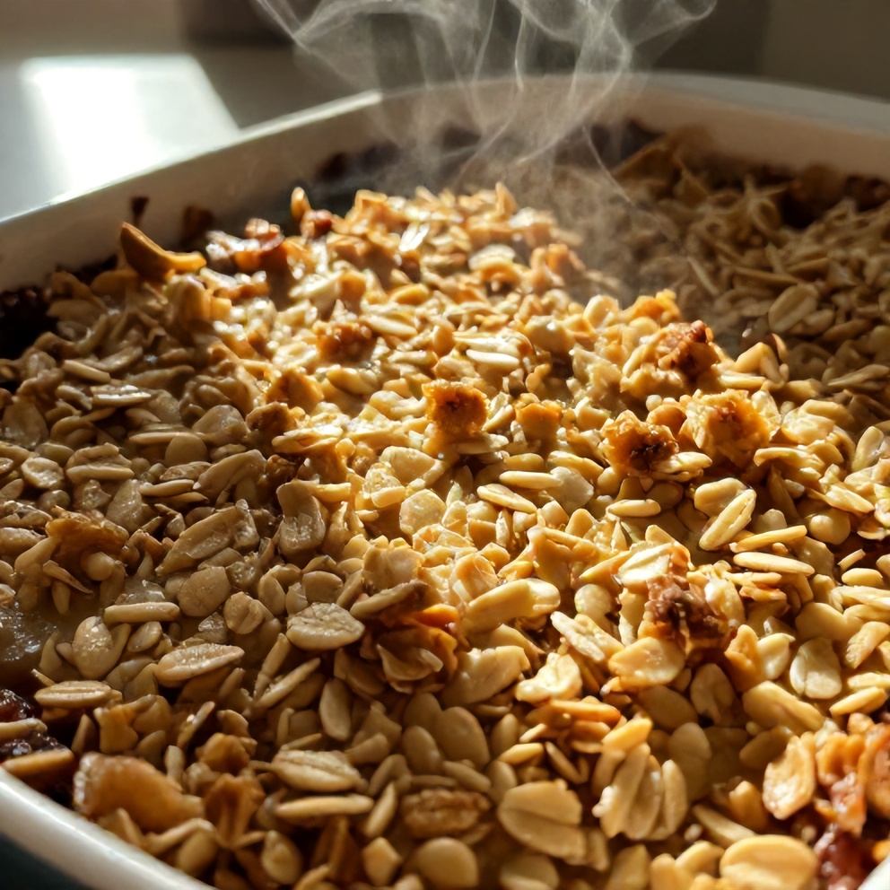 Easy Rhubarb Crisp