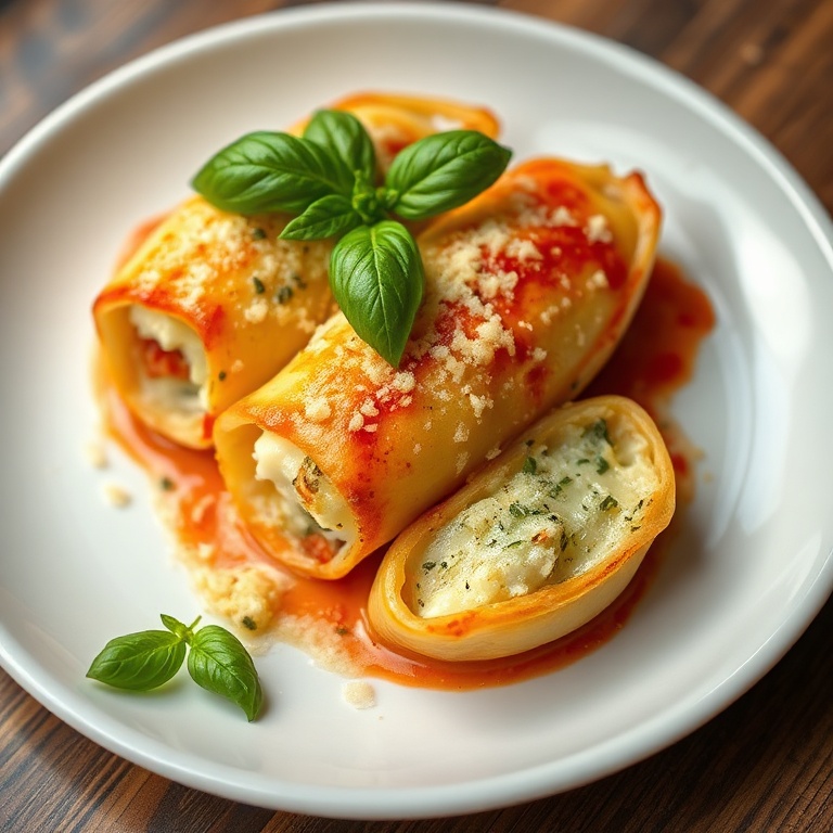 Easy Ricotta Stuffed Shells Baked with Marinara Sauce
