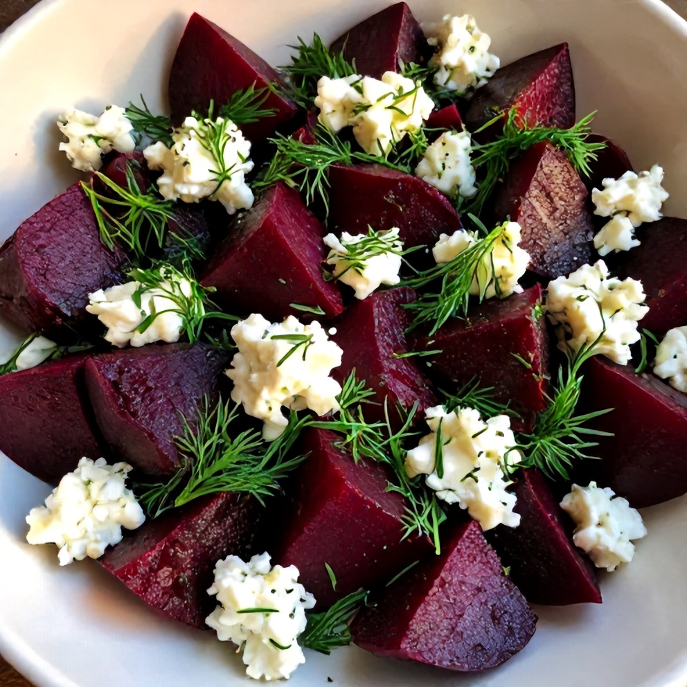 Easy Roasted Beet Salad