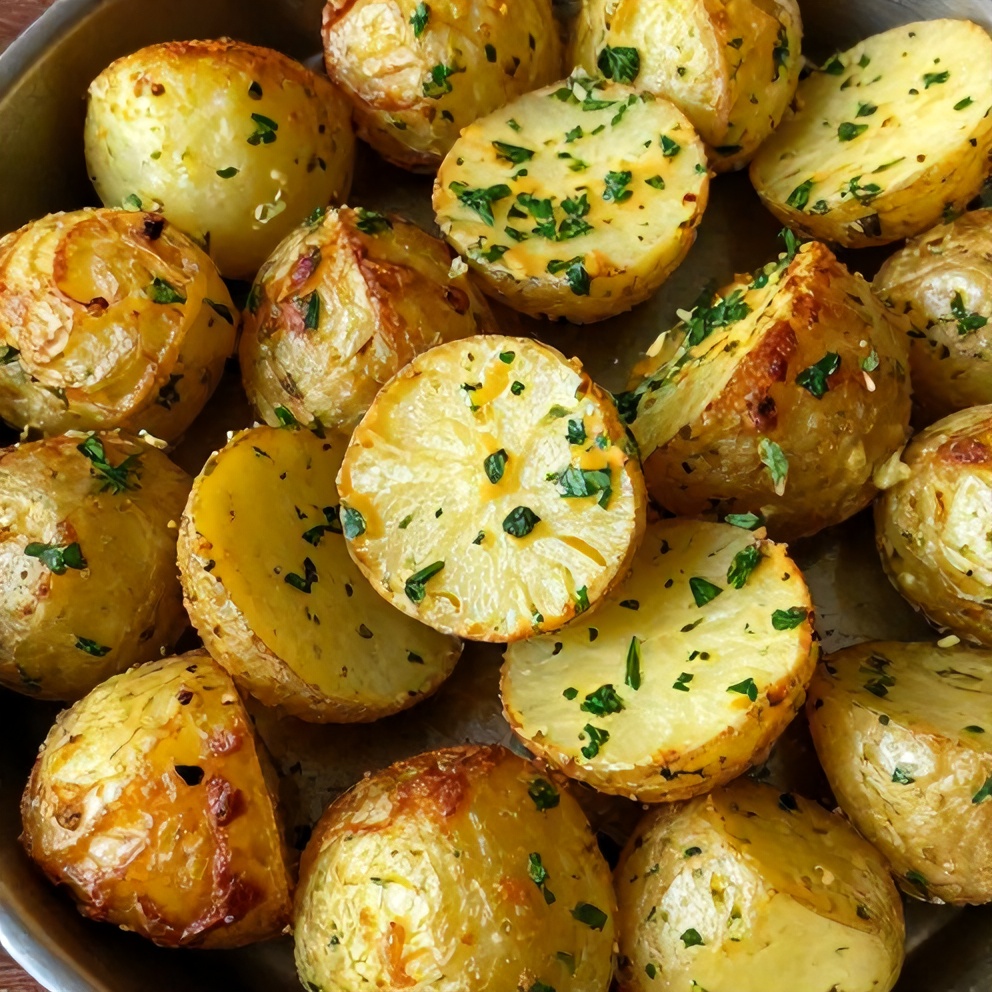 easy roasted potato salad