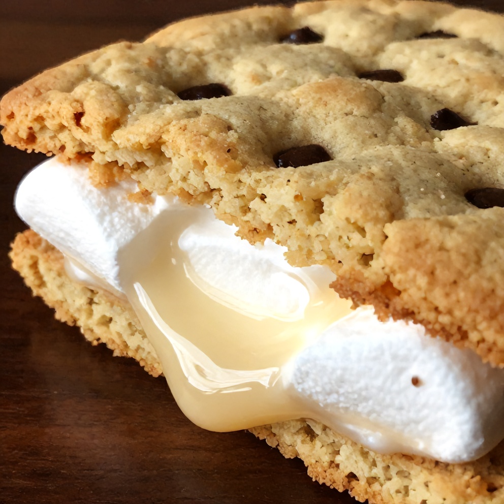 Easy S'mores Cookie Cake