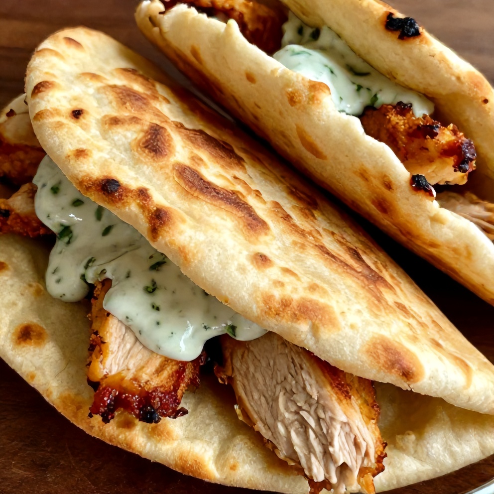 Easy Sheet Pan Chicken Pitas