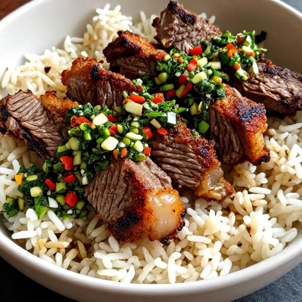 Easy Skirt Steak Rice Bowls