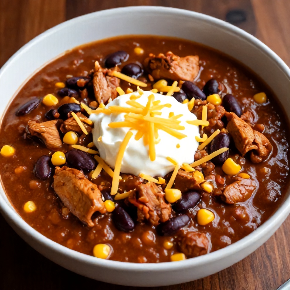 Easy Slow Cooker Buffalo Chicken Chili Final