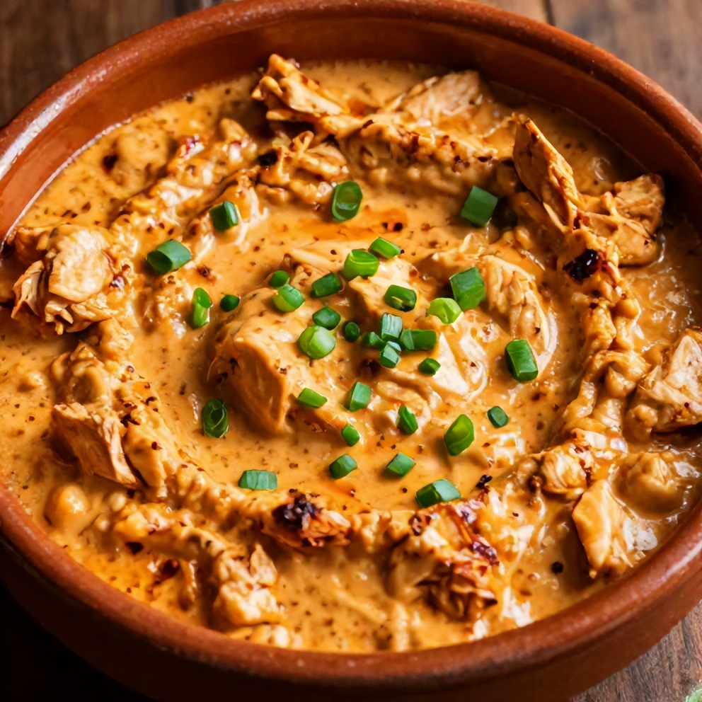 Plated Buffalo Chicken Dip
