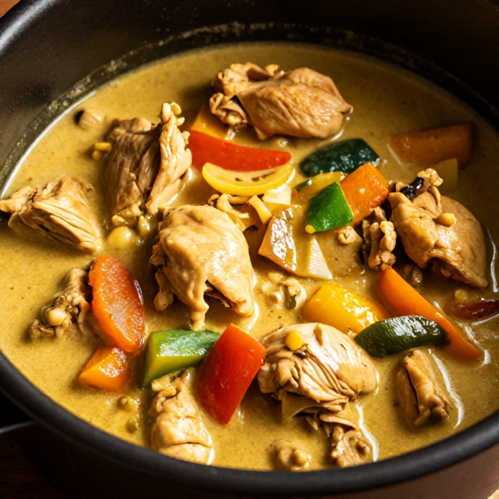 Easy Slow Cooker Chicken Curry