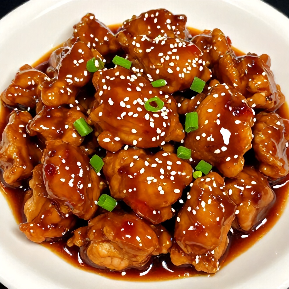 Spicy Honey Soy Sauce over Chicken
