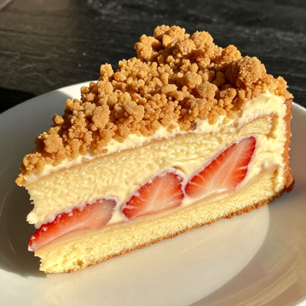 Easy Strawberry Earthquake Cake