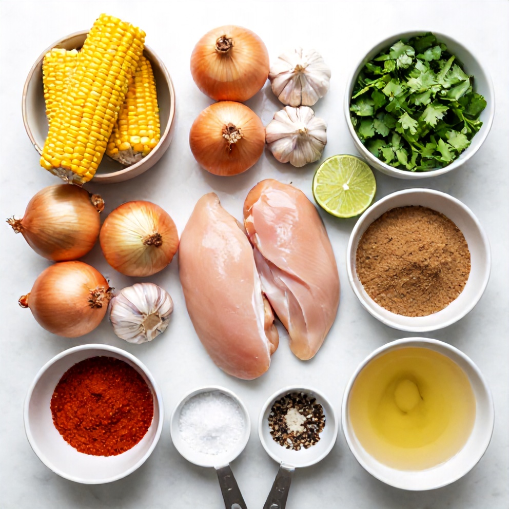 Street Corn Chicken Bowl Ingredients