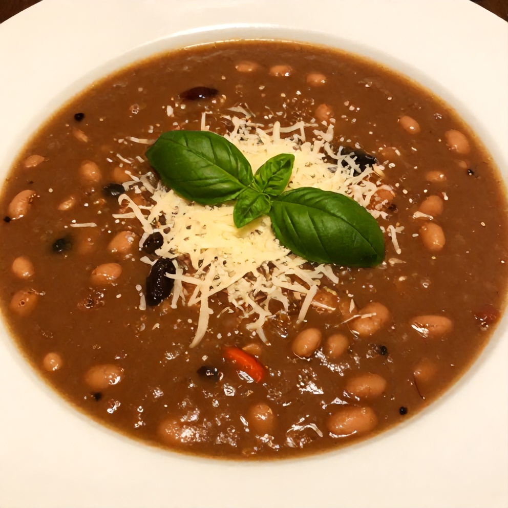 Easy Summer Minestrone Soup with Fresh Basil and Beans