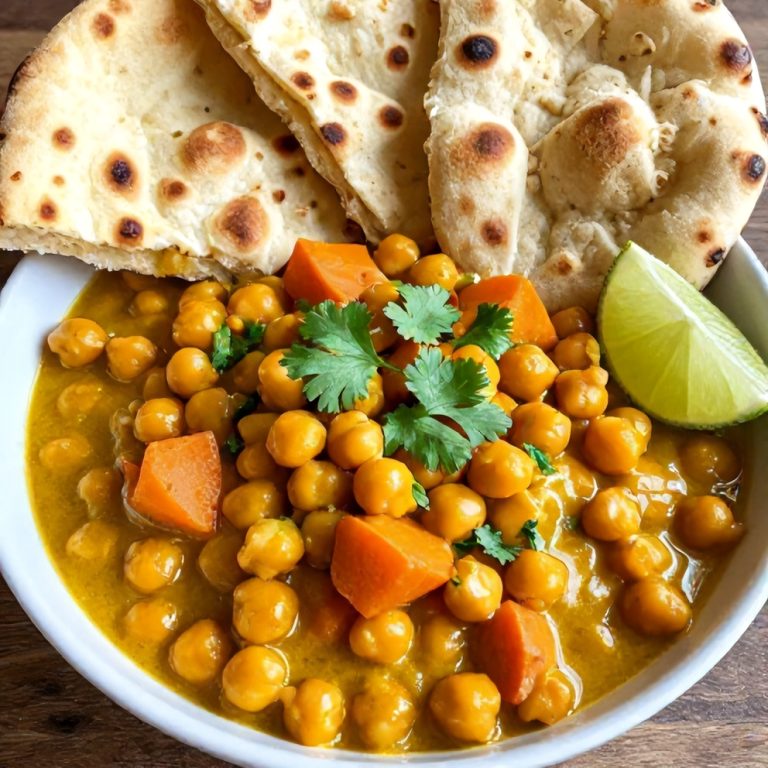 Easy Sweet Potato Chickpea Curry
