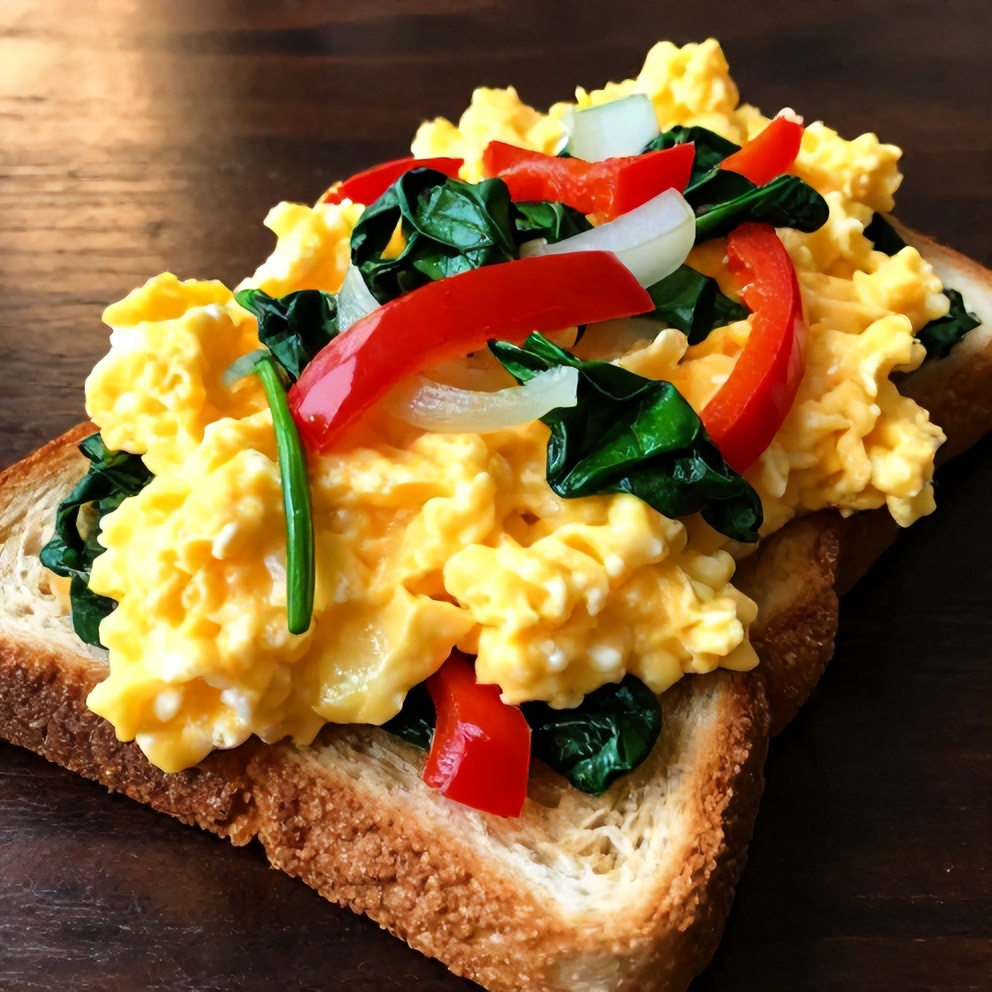 Easy Veggie Scrambled Eggs