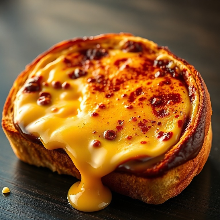 Gooey Chocolate Cheese Lava Toast