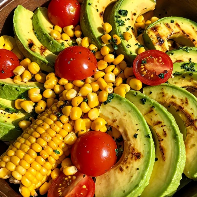 Grilled Corn Avocado Salad
