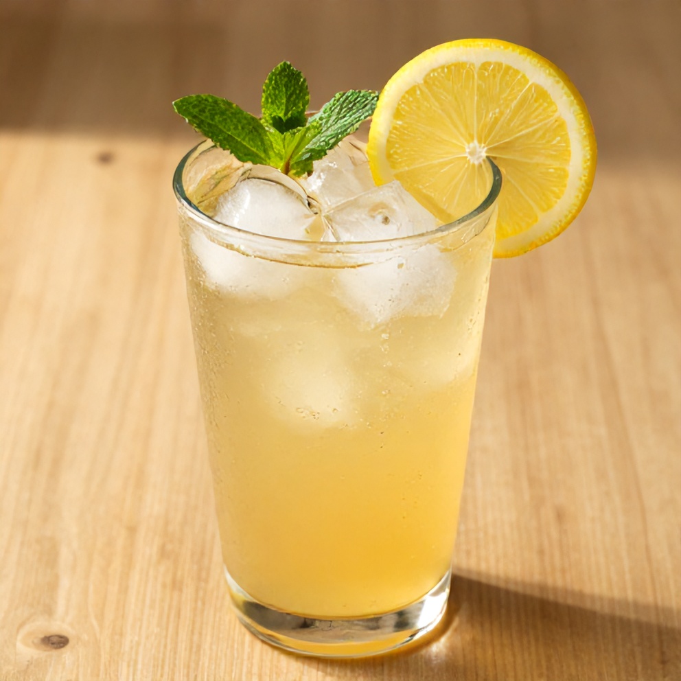 Guava White Tea Lemonade poured into glasses