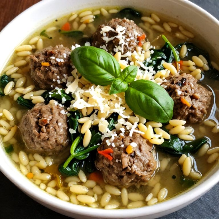 Hearty Turkey Meatball Soup