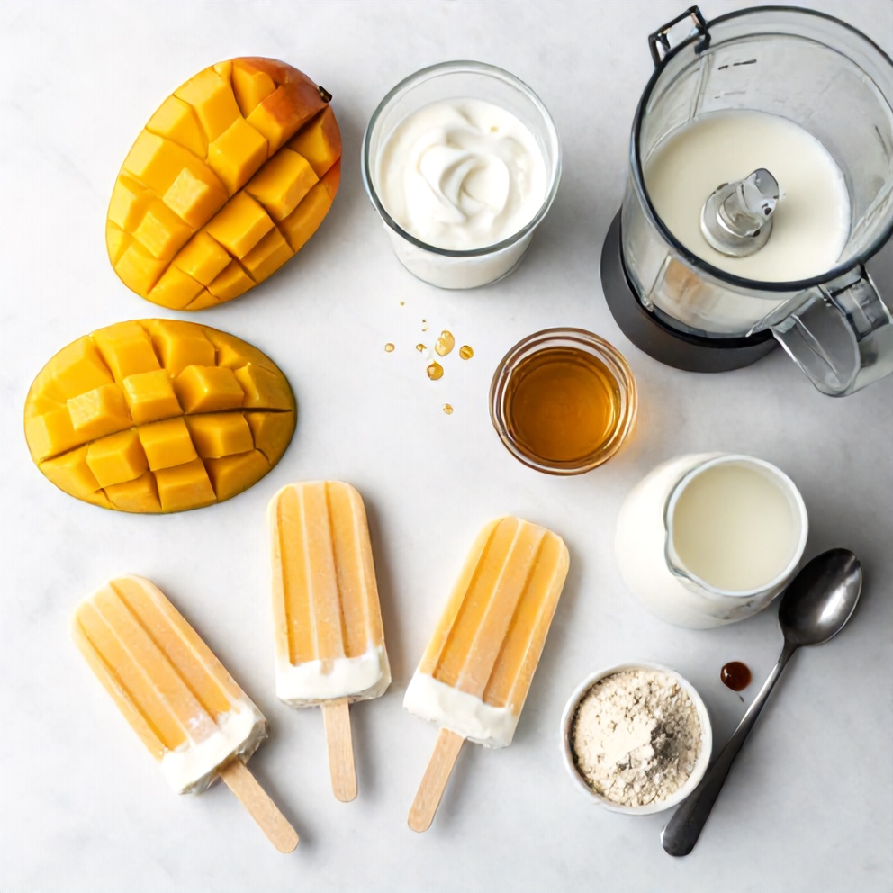 Mango Greek Yogurt Popsicles Ingredients