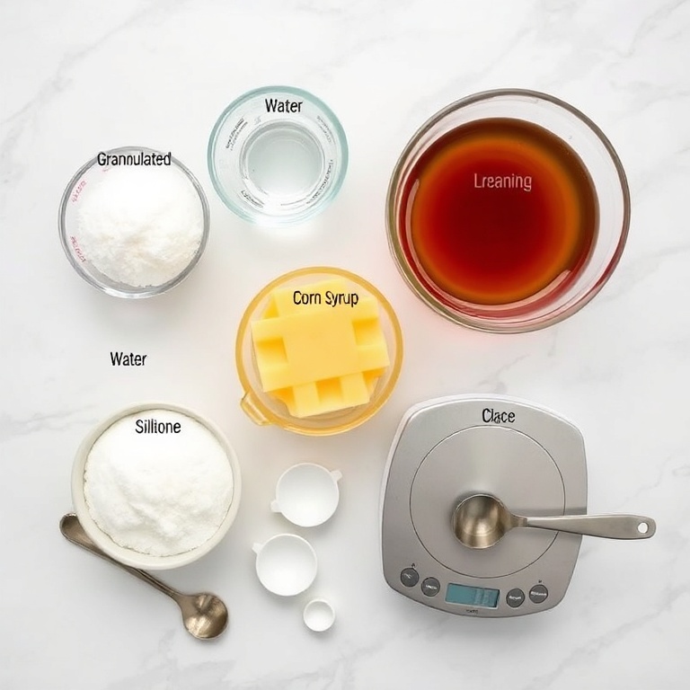 Ingredients for Homemade Sugar Cubes for Tea Parties