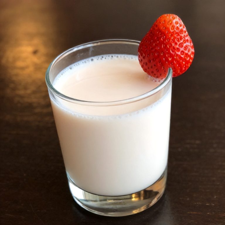Korean strawberry milk