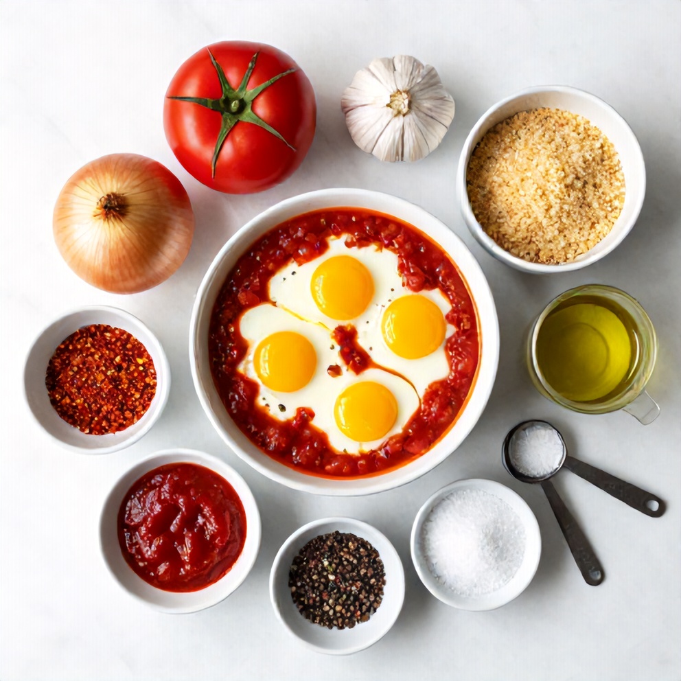Mediterranean Baked Eggs Ingredients