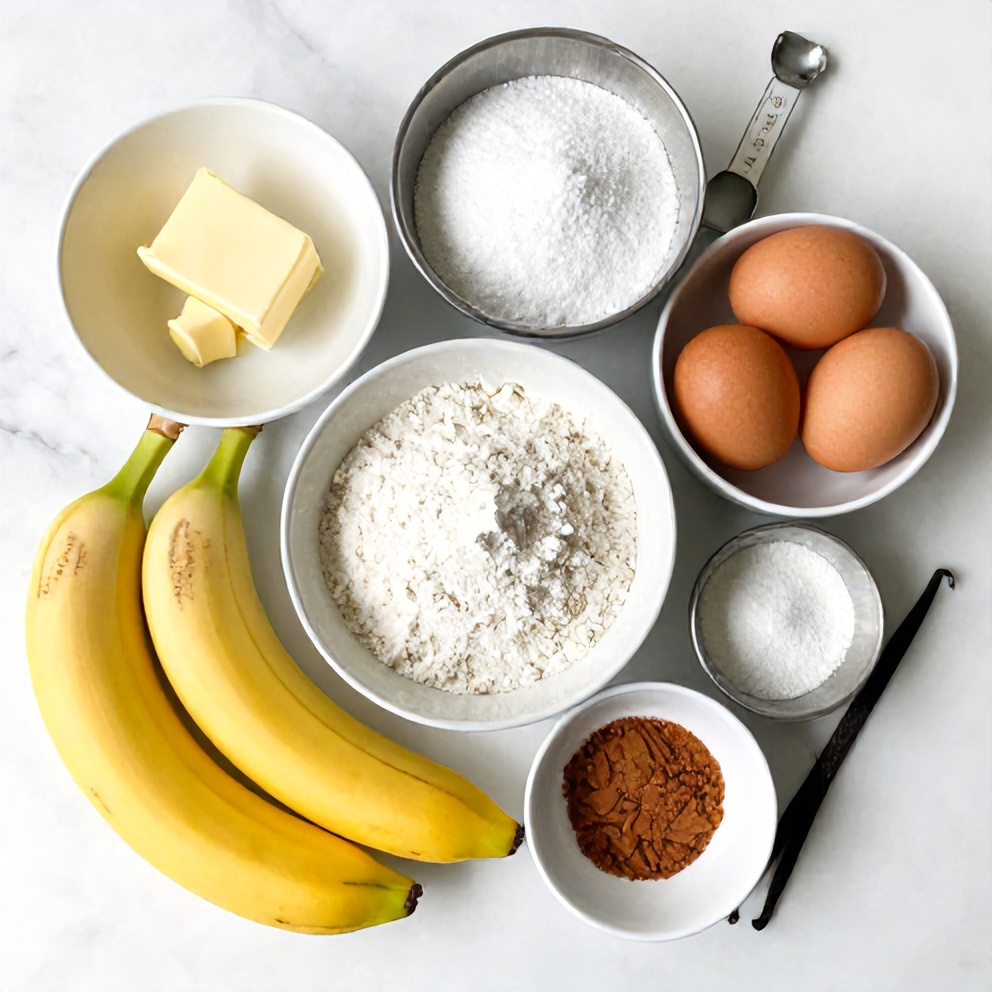 Banana Bread Ingredients